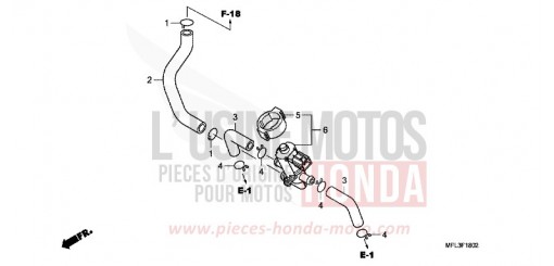 VALVOLA DI CONTROLLO INIEZIONE ARIA CBR1000RRA di 2010